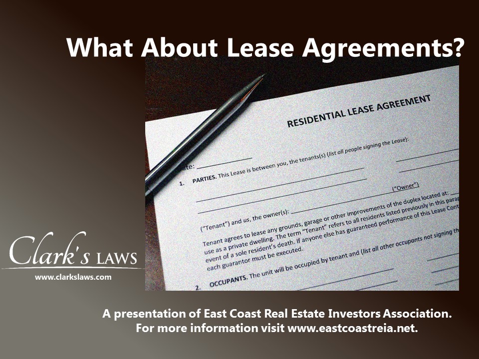 Lease agreement laws on Long Island